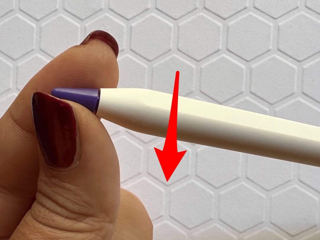 დაატრიალეთ თქვენი ახალი Apple Pencil წვერი საათის ისრის მიმართულებით - რატომ შეწყვიტა ჩემი ვაშლის ფანქრის მუშაობა
