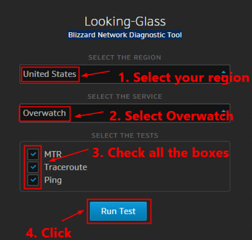 Utilizați Battle (dot) Net Looking Glass