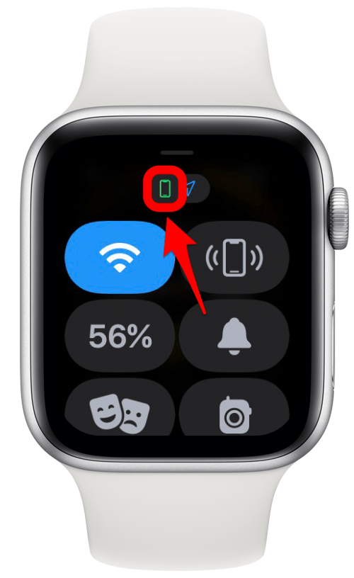 상단에 녹색 전화 아이콘이 표시되는지 확인 - iPhone이 잠금 해제되지 않습니다.