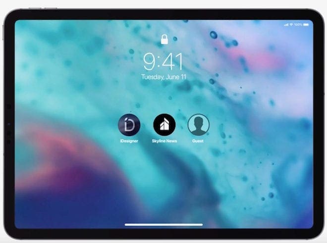 iPad Pron toivelista - Useita käyttäjiä