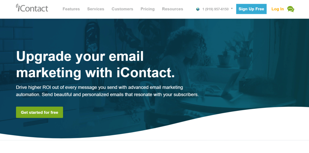 iContact - Bedste e-mailmarketingsoftware