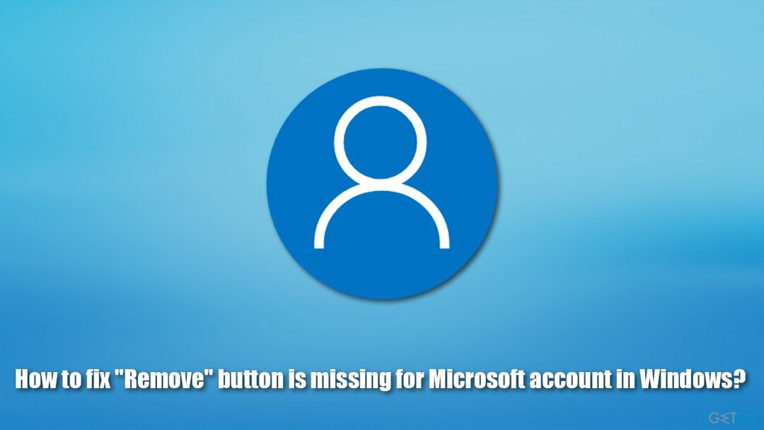 Jak opravit, že u účtu Microsoft ve Windows chybí tlačítko „Odebrat“?
