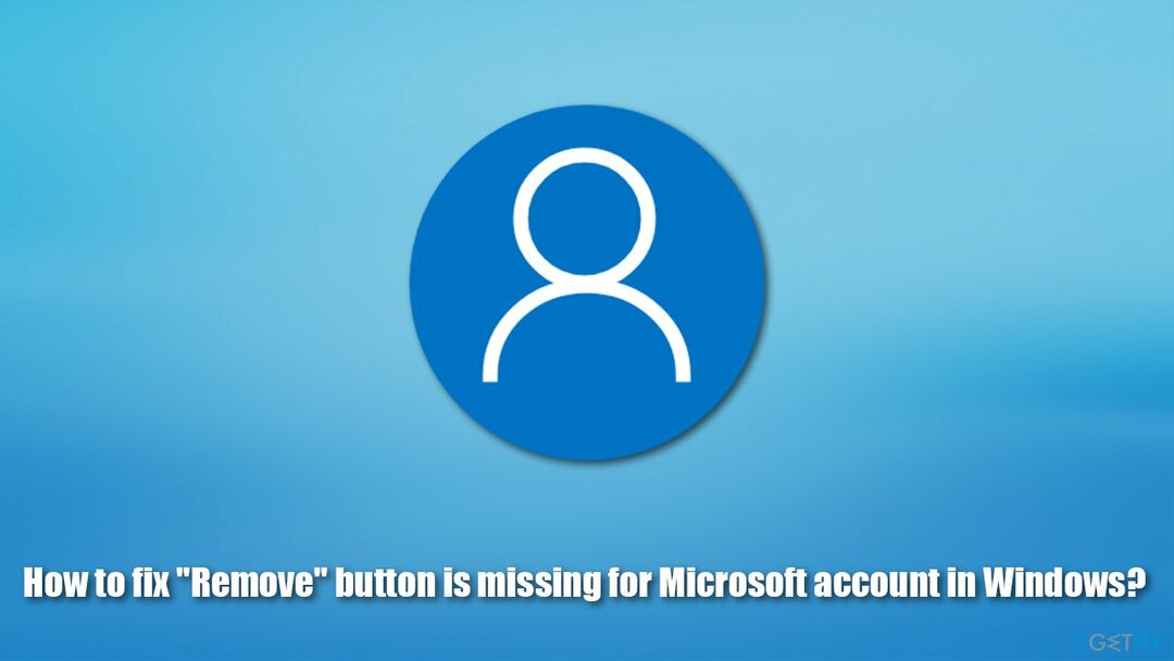 Come risolvere il pulsante " Rimuovi" mancante per l'account Microsoft in Windows?