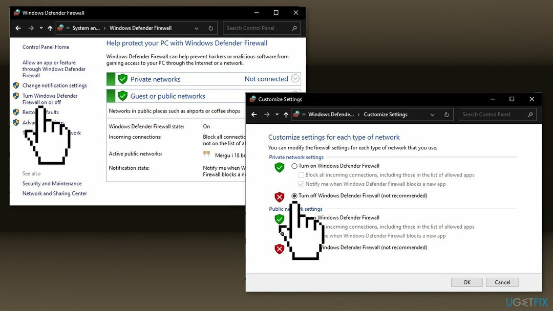 Poista Windows Defender2 käytöstä