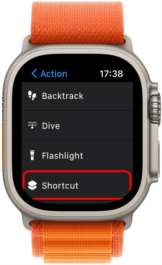 Se scegli Scorciatoie nel menu del pulsante di azione, puoi fare in modo che il pulsante faccia quasi tutto