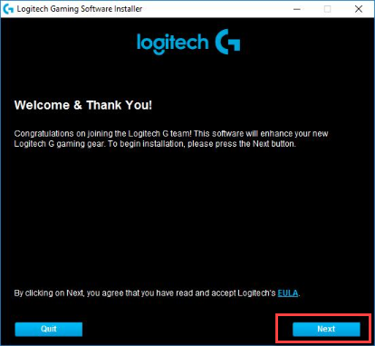 Installer Logitech Gaming Software