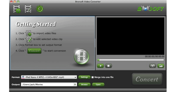 נגן וידאו של Brorsoft עבור Mac