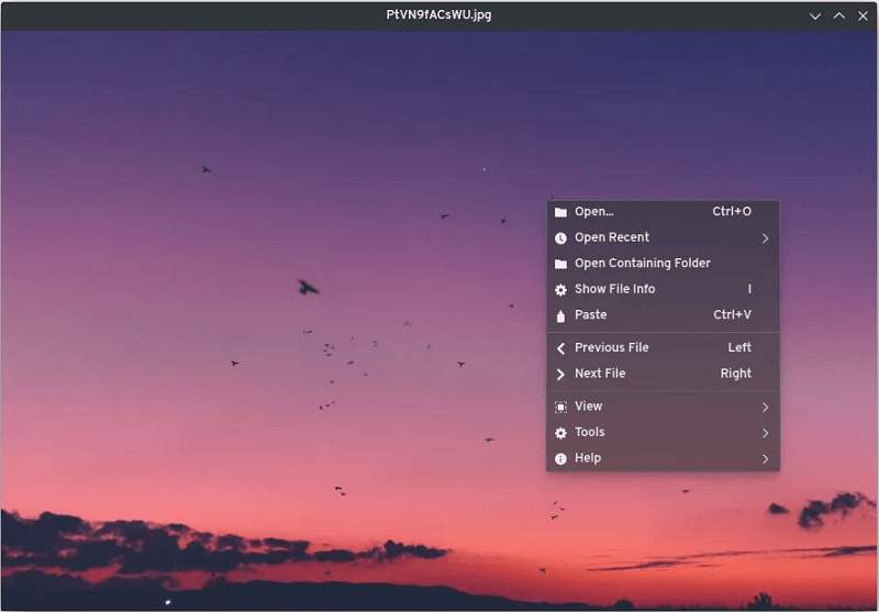 qView- Enkelt grensesnitt Mac Photo Viewer