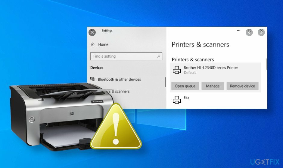 A nyomtató leállt a Windows 10 frissítése után