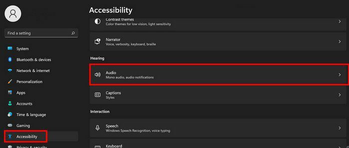 Accessibilité Windows 11