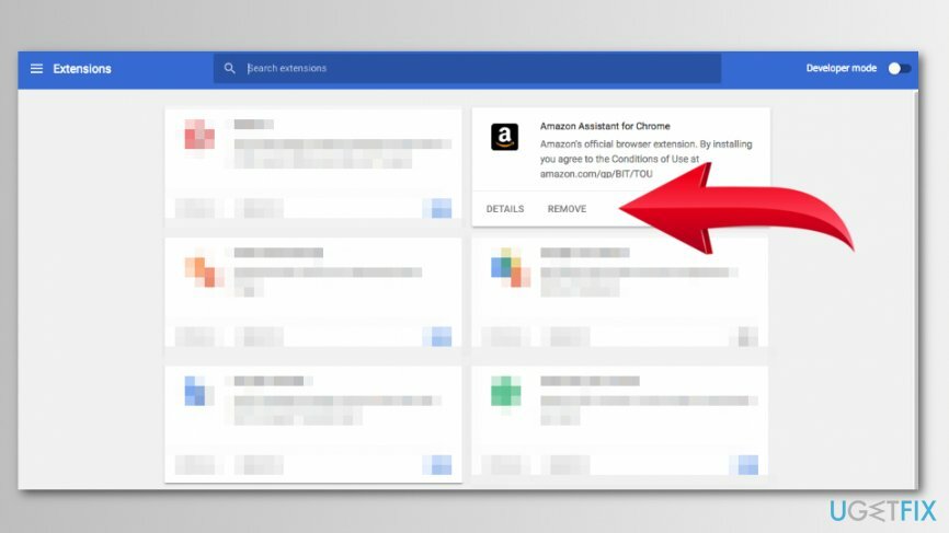 Noņemiet Amazon Assistance for Chrome