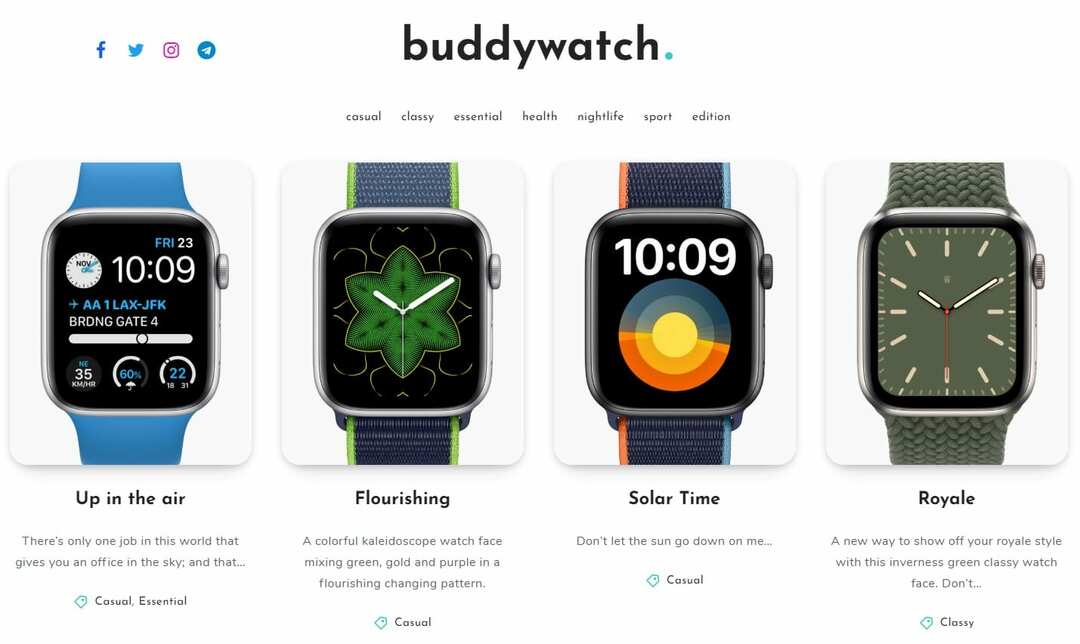 Buddywatch hjemmeside