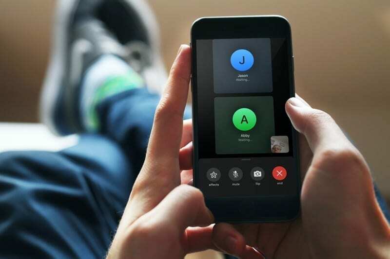 Csoportos FaceTime hívás kezdeményezése iPhone-on