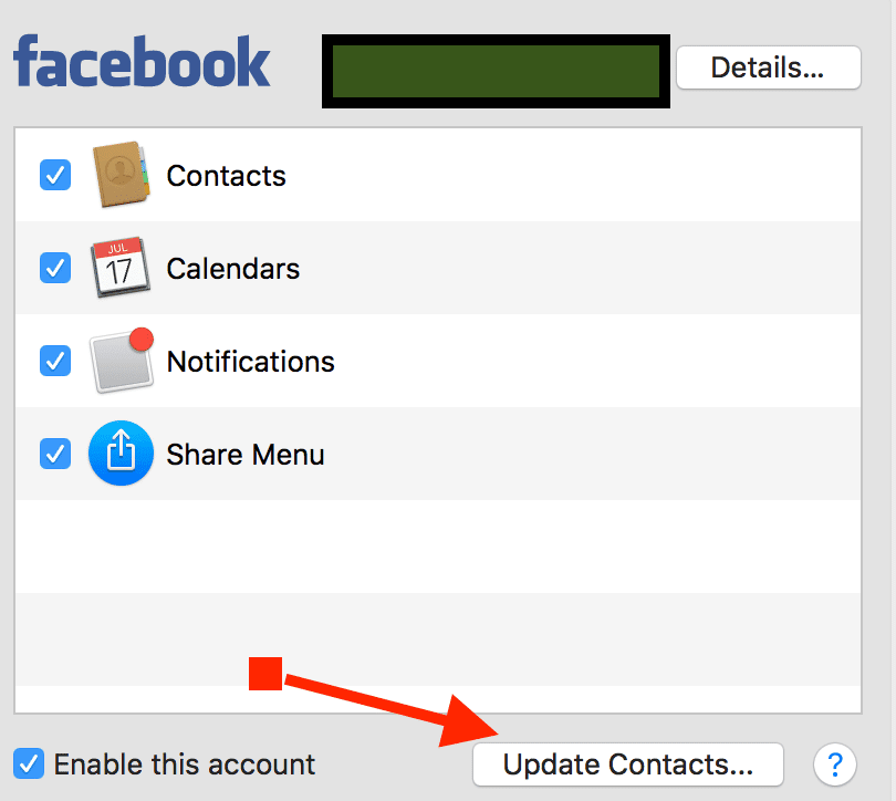 Integrarea Facebook cu Mac