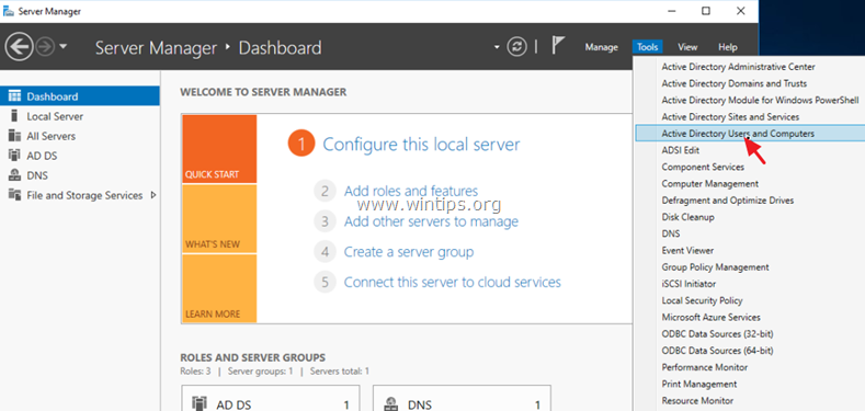 Передайте роль Masters Operation на Server 2016.