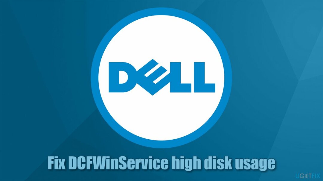 Windows에서 DCFWinService 높은 디스크 사용량을 수정하는 방법은 무엇입니까?