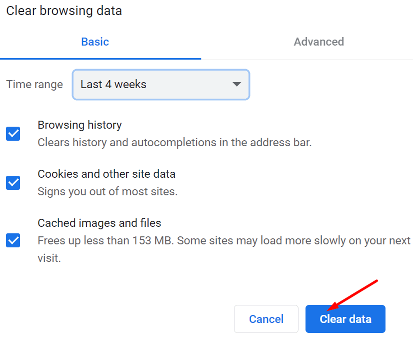 очистить файлы cookie кеша браузера хром