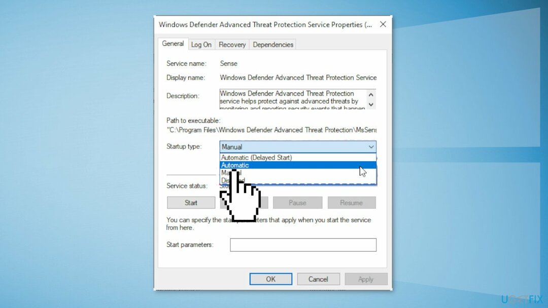 Επανεκκινήστε το Windows Defender Services2