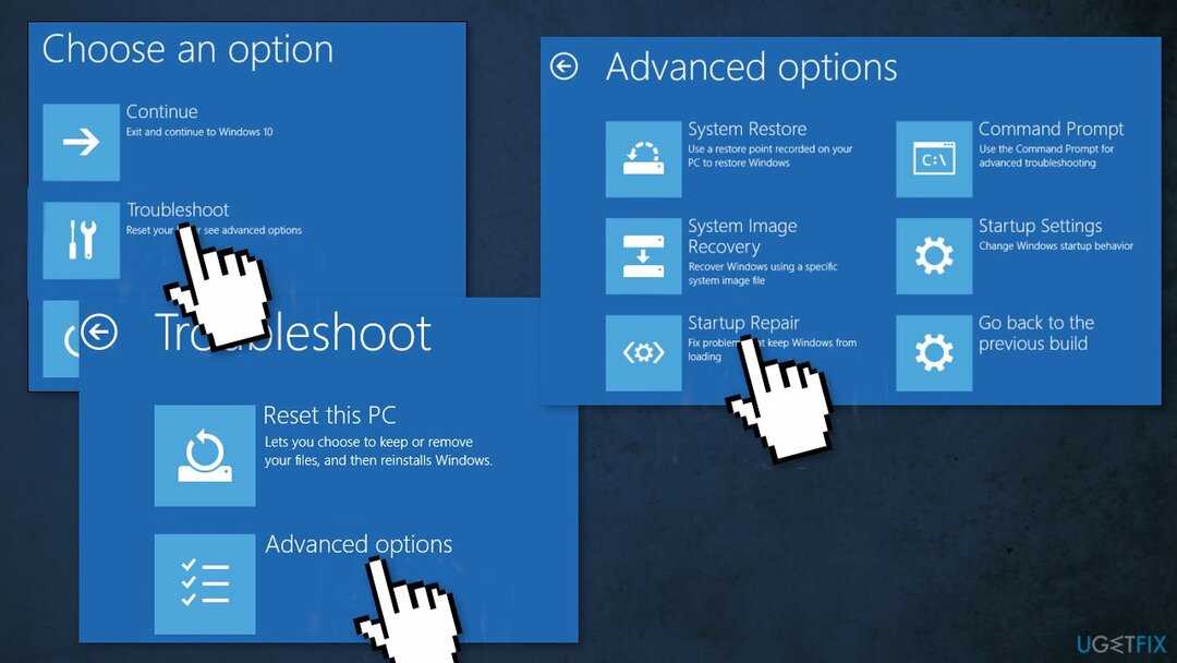 Använd Windows Startup Repair