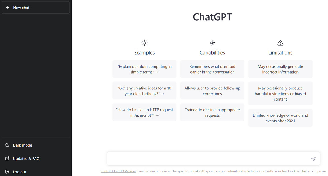 Kuidas ChatGPT-s kontot luua