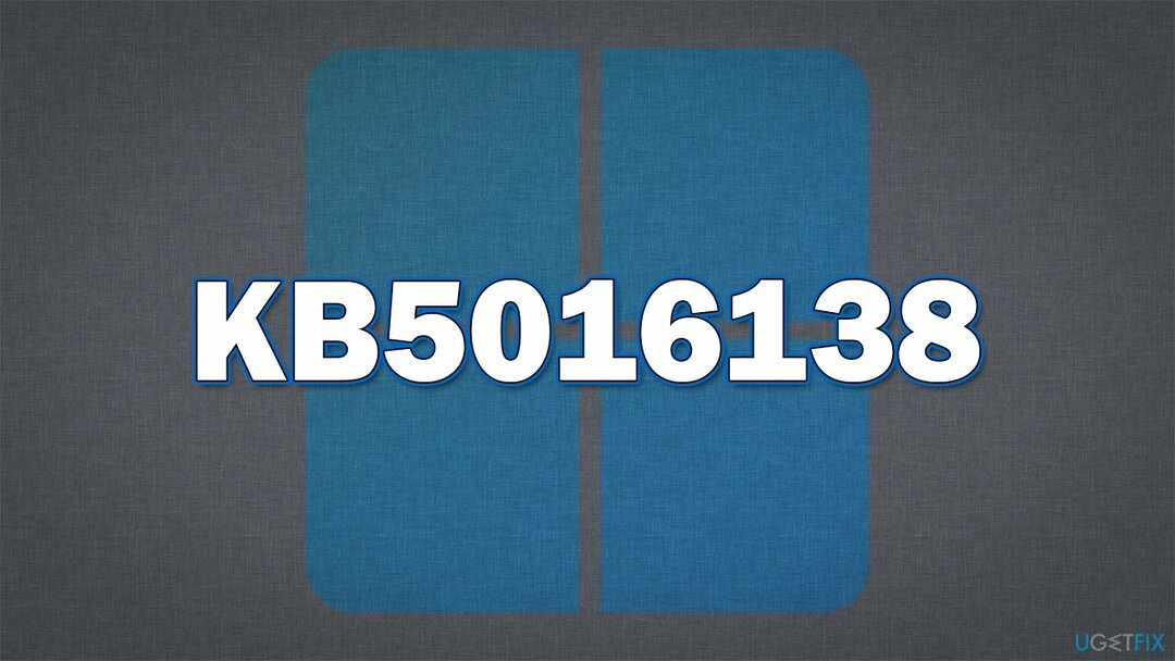 KB5016138을 수정하는 방법이 Windows에 설치되지 않습니까?