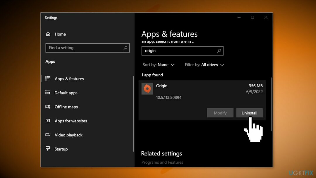 ხელახლა დააინსტალირე Origin