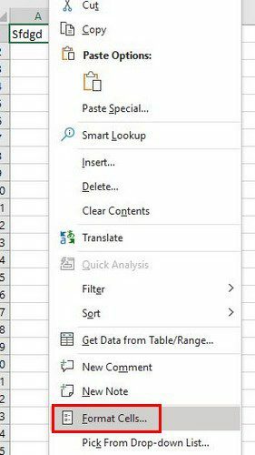 „Excel“ langelių formatavimo parinktis