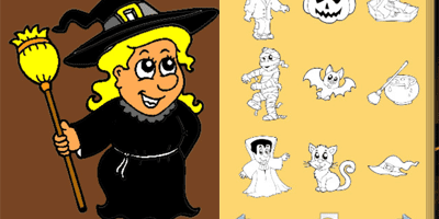 Halloween-Malbuch! App