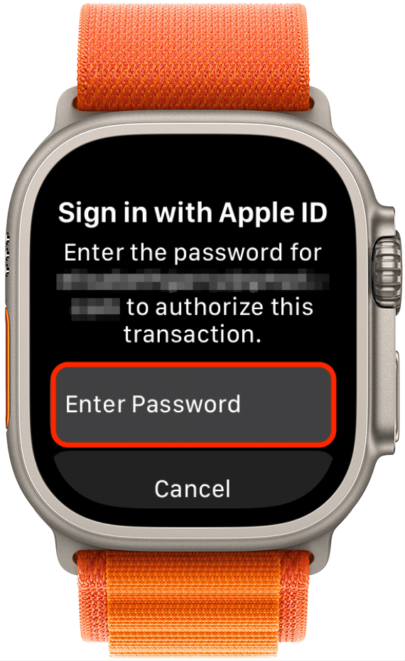 Írja be az Apple ID jelszavát