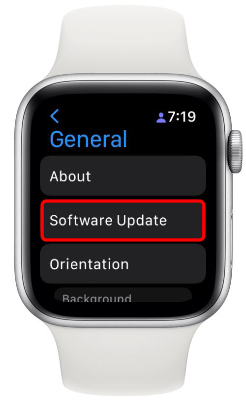ga naar software-update