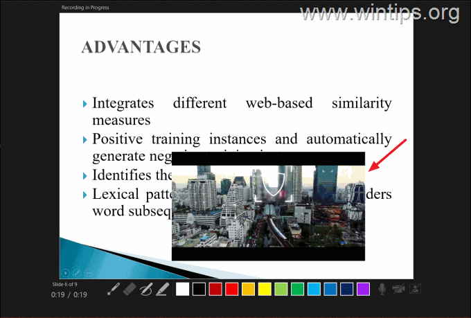 Kaip įrašyti PowerPoint pristatymą naudojant garso ir vaizdo įrašus.