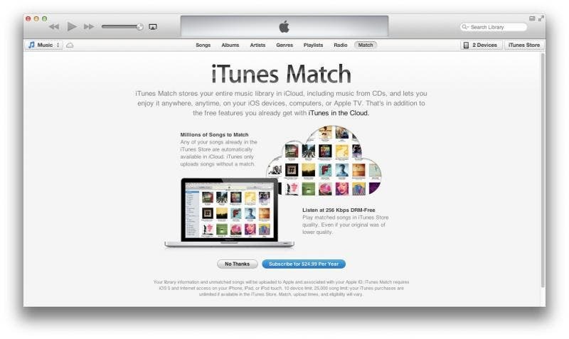 iTunes Eşleştirme