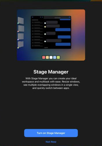 iOS 16 beta 3 sisältää parannetun Stage Managerin