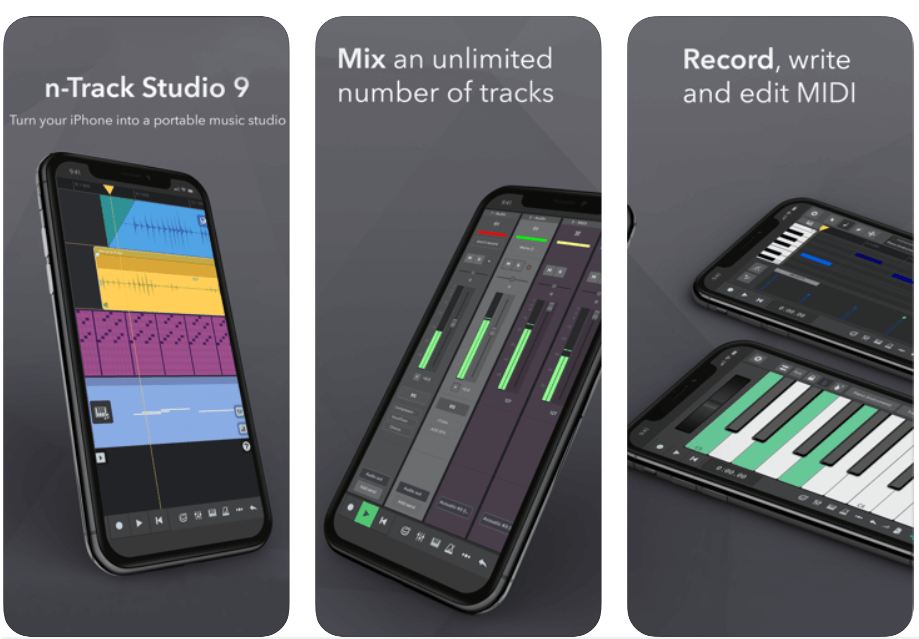 n-Track Studio 9 - najboljša brezplačna aplikacija za ustvarjanje glasbe