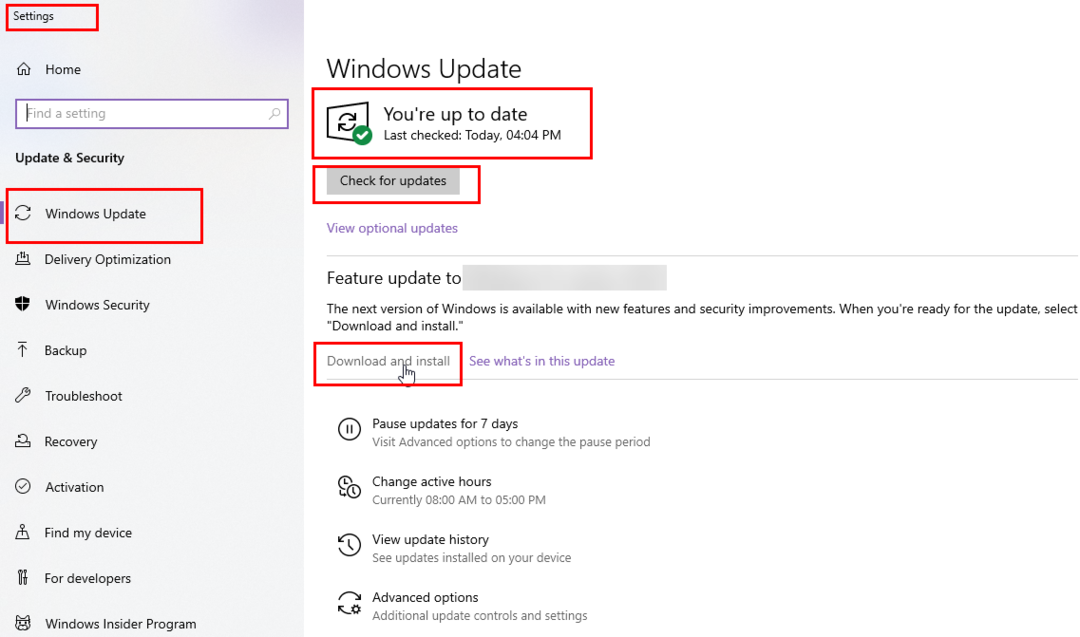 تحديث Windows 10 أو 11