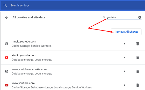 क्रोम-निकालें-सभी-दिखाए गए-यूट्यूब-कुकीज