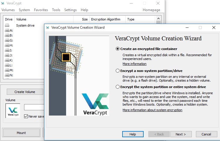 VeraCrypt - programska oprema za šifriranje Mac