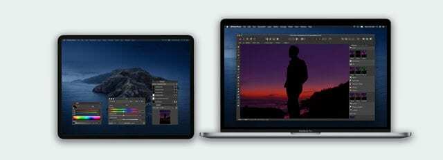 postranní vozík na iPadOS a macOS