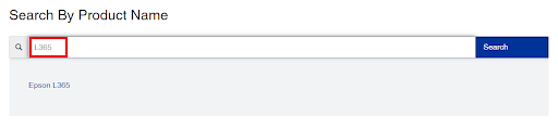 Rechercher L365 dans le site officiel d'Epson