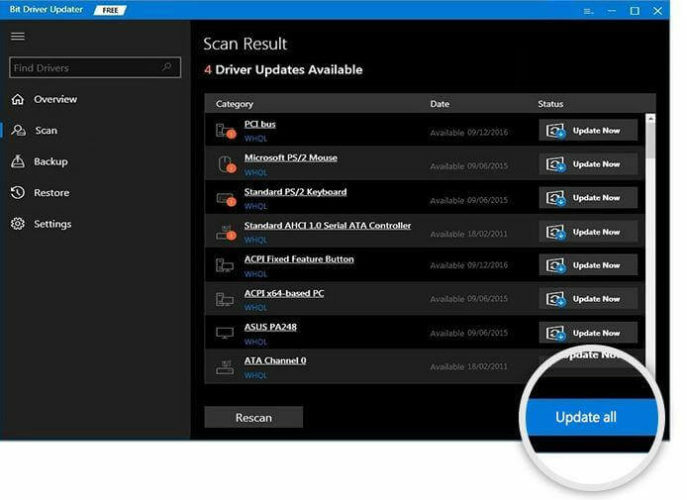 बिट ड्राइवर अपडेटर टूल- सभी ड्राइवर अपडेट करें