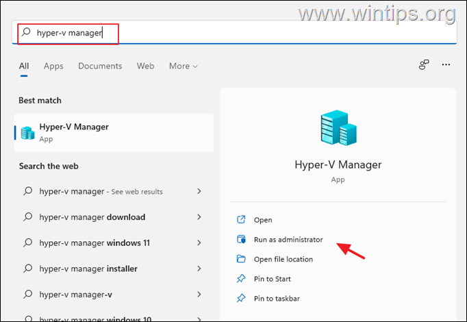 Manager Hyper-V