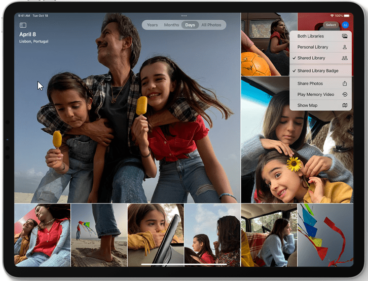 Libreria di foto condivise iCloud