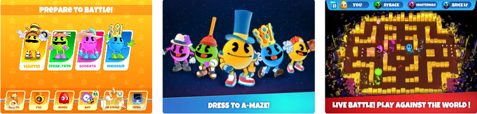 เกมที่ดีที่สุดของ Apple Arcade PAC-MAN Party Royale