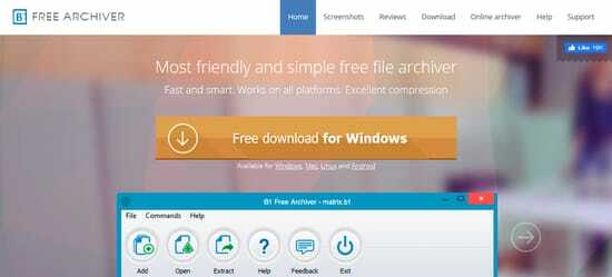 B1-Free Archiver RAR Extractor