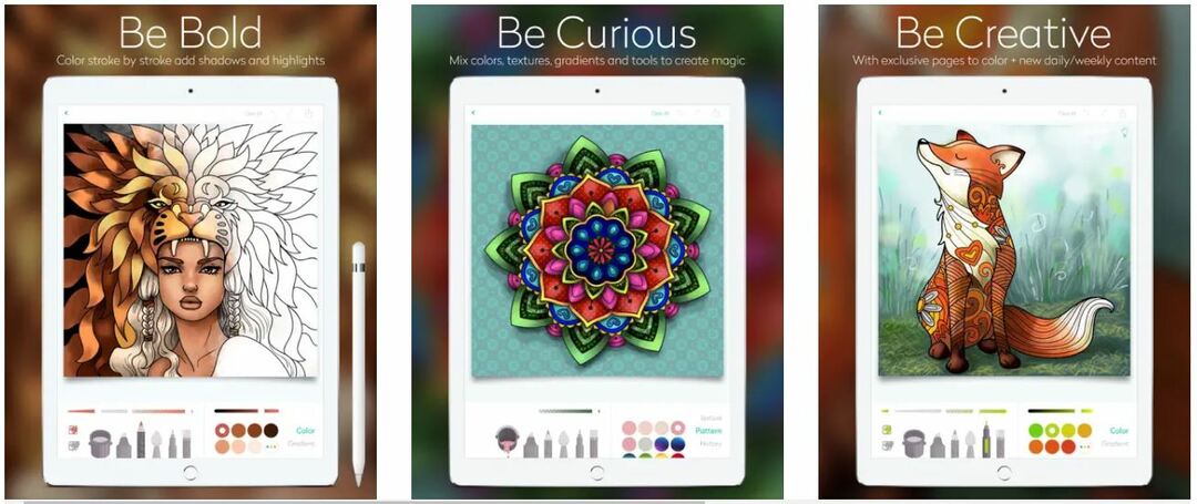 Applications de coloriage iOS Chroma