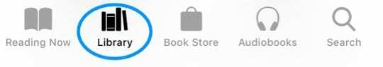 Apple Books Library Tab