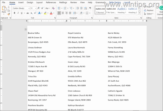 Spausdinkite etiketes iš „Excel“.