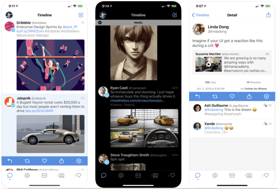 Tweetbot - приложения для управления Twitter