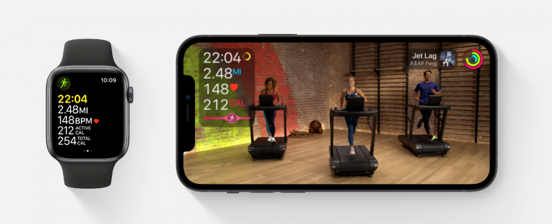 Apple Fitness Plus Párování s Apple Watch