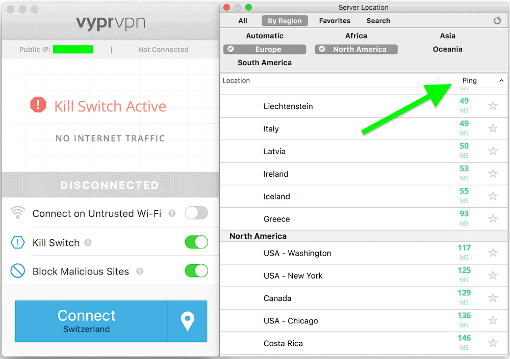 VyprVPN - поставщик услуг VPN для Mac